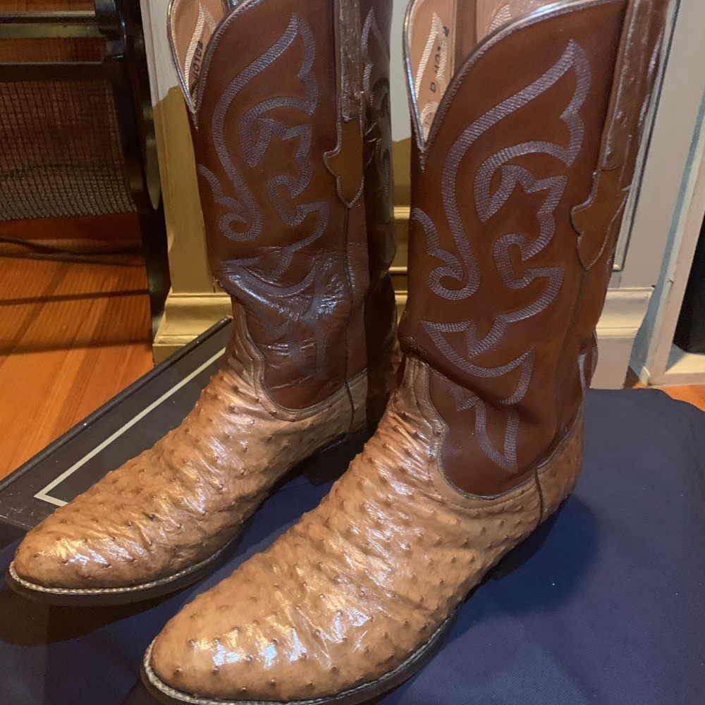 Lucchese full quill ostrich